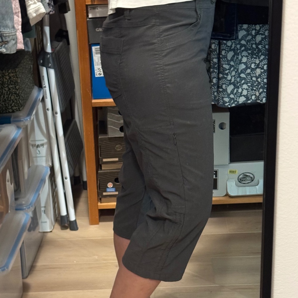 Kuhl, Trekr Kapri Pants, Charcoal, Size 6